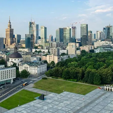 아파트 Aircondition Orange 4 Metro 65'tv Fast Wifi Netflix Hbo Appletv 바르샤바